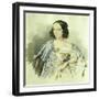 Portrait of the Actress Varvara Asenkova (1817-184), 1839-I. Alexeyev-Framed Giclee Print