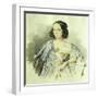 Portrait of the Actress Varvara Asenkova (1817-184), 1839-I. Alexeyev-Framed Giclee Print