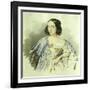 Portrait of the Actress Varvara Asenkova (1817-184), 1839-I. Alexeyev-Framed Giclee Print