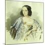 Portrait of the Actress Varvara Asenkova (1817-184), 1839-I. Alexeyev-Mounted Giclee Print