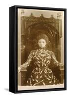 Portrait of the Actress Vera Komissarzhevskaya-Russian Photographer-Framed Stretched Canvas