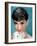 Portrait of the American Actress Audrey Hepburn, Photo for Promotion of Film Sabrina, 1954-null-Framed Photo