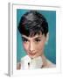 Portrait of the American Actress Audrey Hepburn, Photo for Promotion of Film Sabrina, 1954-null-Framed Photo