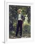 Portrait of the American Secretary of State William H. Seward in the Garden. 1869-Frank Buchser-Framed Giclee Print