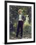 Portrait of the American Secretary of State William H. Seward in the Garden. 1869-Frank Buchser-Framed Giclee Print