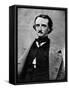 Portrait of the American Writer Edgar Allan Poe (1809-1849).-American Photographer-Framed Stretched Canvas