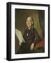 Portrait of the Amsterdam Art Collector Jacob De Vos Senior-Wybrand Hendriks-Framed Art Print