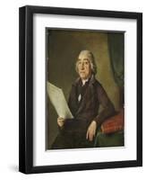 Portrait of the Amsterdam Art Collector Jacob De Vos Senior-Wybrand Hendriks-Framed Art Print