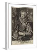 Portrait of the Archduchess Maria of Austria-Sir Anthony Van Dyck-Framed Giclee Print