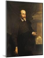 Portrait of the Architect, Andrea Palladio, 16th Century-null-Mounted Giclee Print