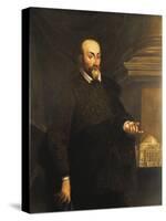 Portrait of the Architect, Andrea Palladio, 16th Century-null-Stretched Canvas