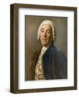 Portrait of the Architect Bartolomeo Francesco Rastrelli, 18th Century-Pietro Rotari-Framed Giclee Print