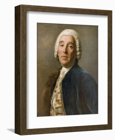 Portrait of the Architect Bartolomeo Francesco Rastrelli, 18th Century-Pietro Rotari-Framed Giclee Print