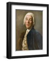 Portrait of the Architect Bartolomeo Francesco Rastrelli, 18th Century-Pietro Rotari-Framed Giclee Print