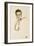 Portrait of the Art Dealer, Paul Wengraf, 1917-Egon Schiele-Framed Giclee Print