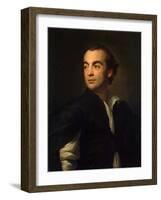 Portrait of the Art Historian and Archaeologist Johann Joachim Winckelmann, 1774-1776-Anton Raphael Mengs-Framed Giclee Print