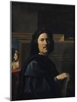 Portrait of the Artist, 1650-Nicolas Poussin-Mounted Giclee Print