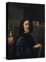 Portrait of the Artist, 1650-Nicolas Poussin-Stretched Canvas