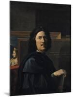 Portrait of the Artist, 1650-Nicolas Poussin-Mounted Giclee Print