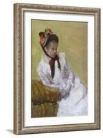 Portrait of the Artist, 1878-Mary Stevenson Cassatt-Framed Giclee Print