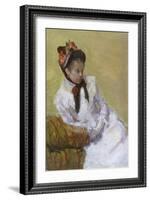 Portrait of the Artist, 1878-Mary Stevenson Cassatt-Framed Giclee Print