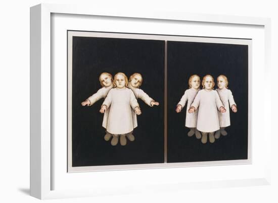 Portrait of the Artist as a Young Child 1 & 2, 1994-Evelyn Williams-Framed Giclee Print