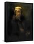 Portrait of the Artist at His Easel, 1660-Rembrandt van Rijn-Framed Stretched Canvas