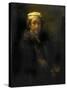 Portrait of the Artist at His Easel, 1660-Rembrandt van Rijn-Stretched Canvas