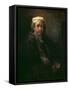 Portrait of the Artist at his Easel, 1660-Rembrandt van Rijn-Framed Stretched Canvas