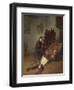 Portrait of the Artist at His Easel in His Studio-Gerrit Dou-Framed Giclee Print