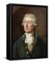 Portrait of the Artist, Bust Length in a Green Coat and White Stock-Thomas Gainsborough-Framed Stretched Canvas