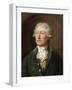 Portrait of the Artist, Bust Length in a Green Coat and White Stock-Thomas Gainsborough-Framed Giclee Print