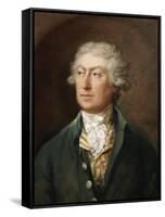 Portrait of the Artist, Bust Length in a Green Coat and White Stock-Thomas Gainsborough-Framed Stretched Canvas