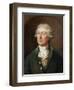 Portrait of the Artist, Bust Length in a Green Coat and White Stock-Thomas Gainsborough-Framed Giclee Print