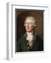 Portrait of the Artist, Bust Length in a Green Coat and White Stock-Thomas Gainsborough-Framed Giclee Print
