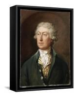 Portrait of the Artist, Bust Length, in a Green Coat and White Stock-Thomas Gainsborough-Framed Stretched Canvas