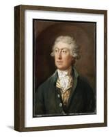 Portrait of the Artist, Bust Length, in a Green Coat and White Stock-Thomas Gainsborough-Framed Giclee Print