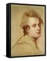 Portrait of the Artist, Bust Length-George Romney-Framed Stretched Canvas