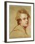 Portrait of the Artist, Bust Length-George Romney-Framed Giclee Print