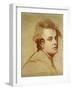 Portrait of the Artist, Bust Length-George Romney-Framed Giclee Print