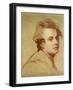 Portrait of the Artist, Bust Length-George Romney-Framed Giclee Print