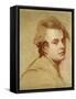 Portrait of the Artist, Bust Length-George Romney-Framed Stretched Canvas