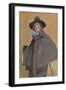 Portrait of the Artist, C.1910 (W/C on Paper)-John Hassall-Framed Giclee Print