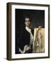 Portrait of the Artist Holding a Life Study, 18th century-Luis Egidio Melendez-Framed Giclee Print