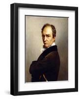 Portrait of the Artist Holding a Stylus-Francois Joseph Navez-Framed Giclee Print