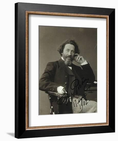 Portrait of the Artist Ilya Repin (1844-193)-null-Framed Giclee Print