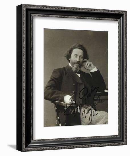 Portrait of the Artist Ilya Repin (1844-193)-null-Framed Giclee Print