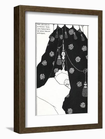 Portrait of the Artist in Bed-Aubrey Beardsley-Framed Photographic Print