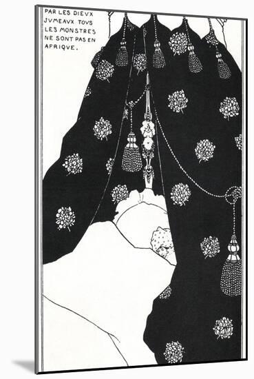 Portrait of the Artist in Bed-Aubrey Beardsley-Mounted Photographic Print