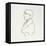 Portrait of the Artist in Outline-Aubrey Beardsley-Framed Stretched Canvas